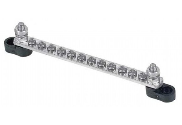 BEP aansluitstrip 12-voudig met cover- Blister