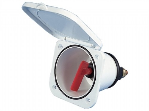 Accuschakelaar Met Houder - Wit