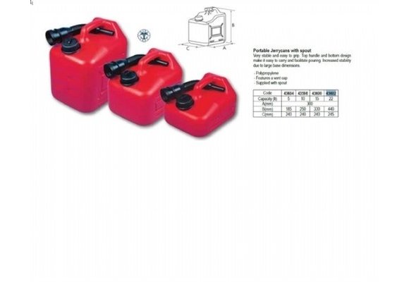 Kunststof Jerrycan 15 Liter