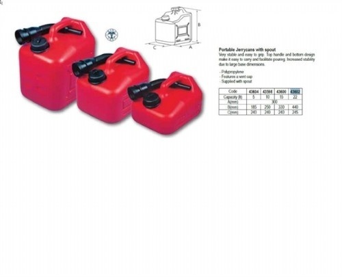 Kunststof Jerrycan 15 Liter