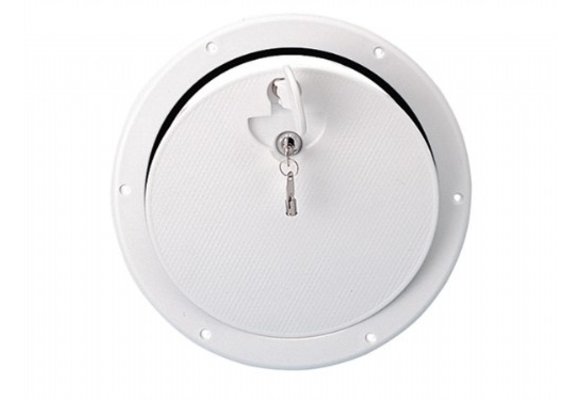 Inspectieluik diameter 31.5cm zonder Slot Wit