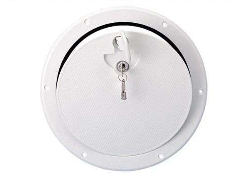 Inspectieluik diameter 31.5cm zonder Slot Wit