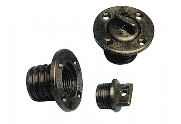 Lensplug flens 42.3mm zwart