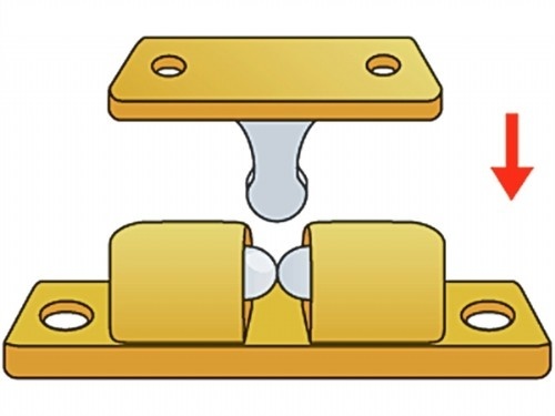Messing Kogelsnapper 44 X 8 Mm
