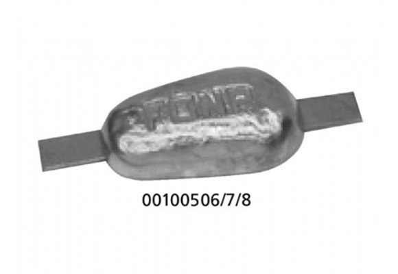 Lasanode Voor Romp - Aluminium - 1 -8kg