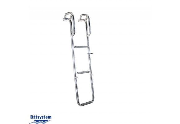 Båtsystem inhaakladder - 3 treden - 900 mm - BU75P