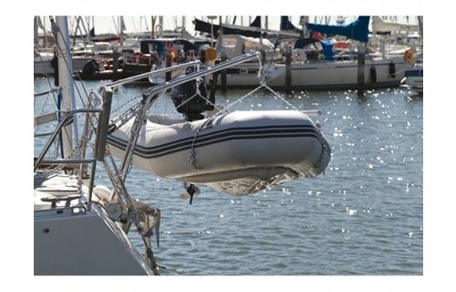 Batsystem Davit systeem DV25 voor ronde spiegel - incl. blokken