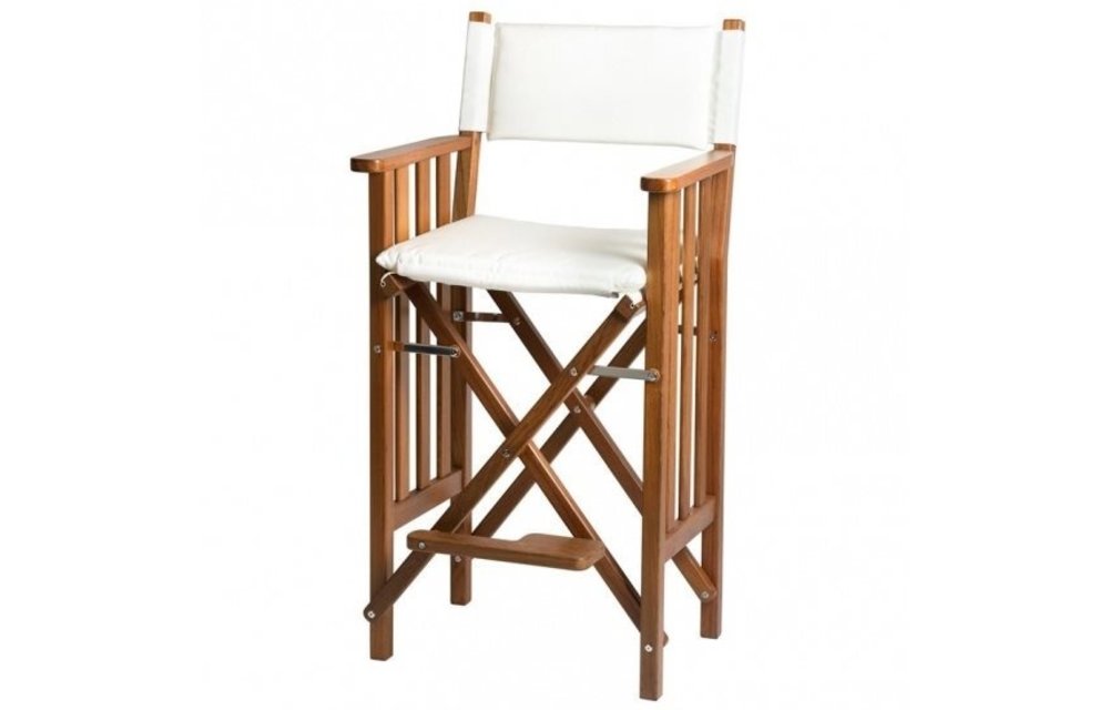 Hoge regisseursstoel II | Wit