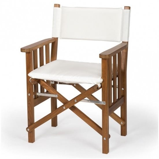 Regisseursstoel II | Wit deluxe