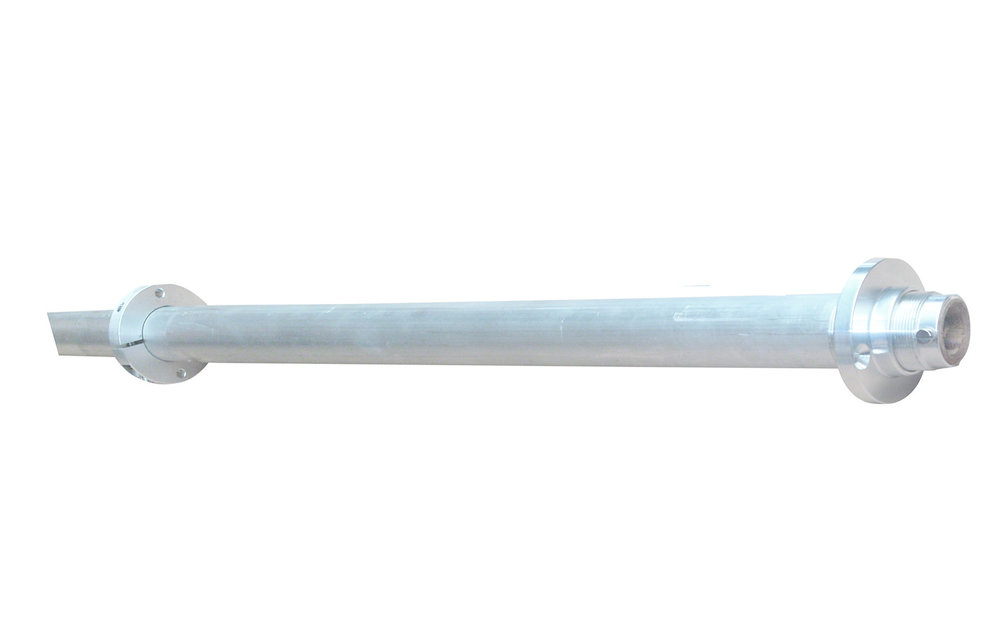 Allpa Aluminium schroefaskoker Ø50x40mm  L=1500mm voor Ø30mm schroefas