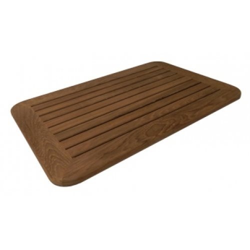Massief teak tafelblad 370x600x25mm