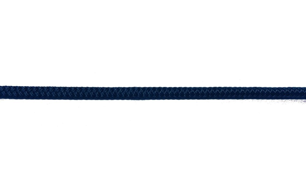 Allpa 16-Voudig gevlochten landvast met handgemaakte oogsplits 14mm blauw L=12Mtr