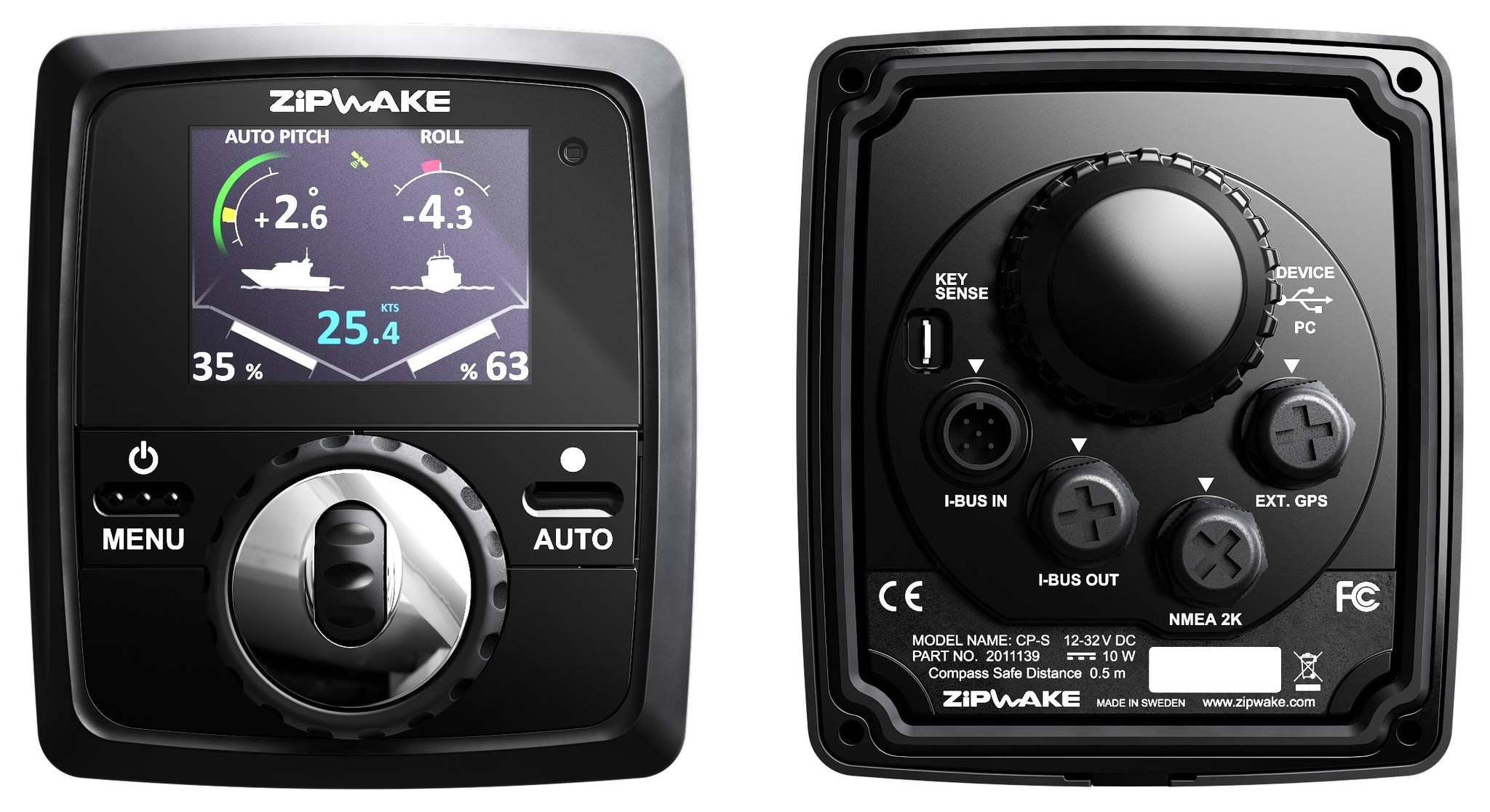 Zipwake Control Panel S with Standard Cable 7m