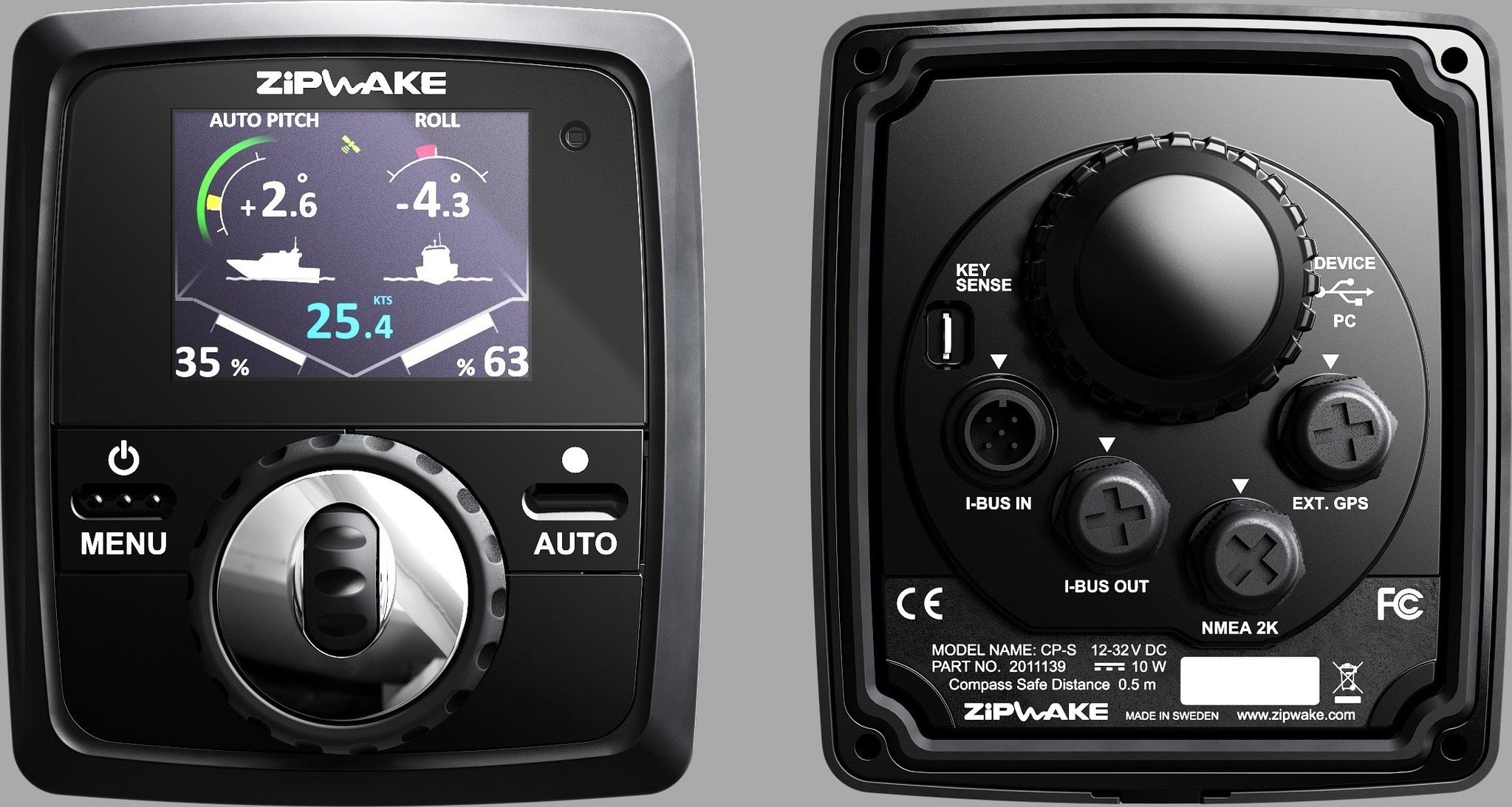 Zipwake Control Panel S with Standard Cable 7m