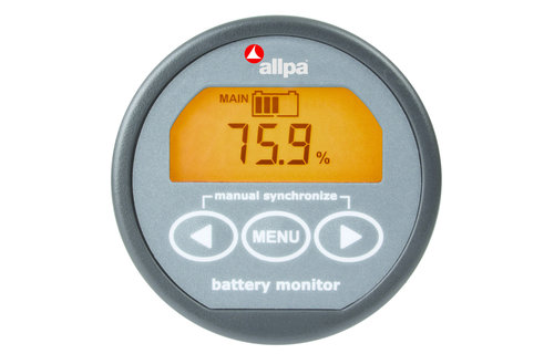Allpa E-xpert Pro precisie accu monitor  0-35V  laadstroom 0-200A  ontlaadstroom 200-999A