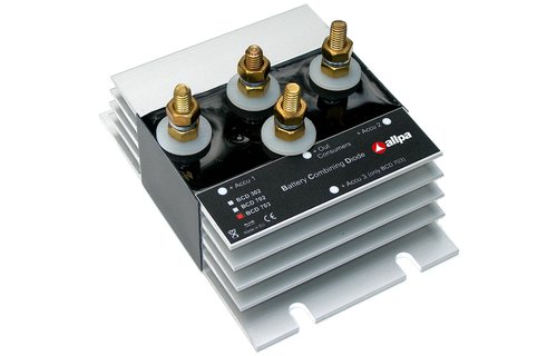 Schottky Batterie combining diodeblok 3-uitgangen