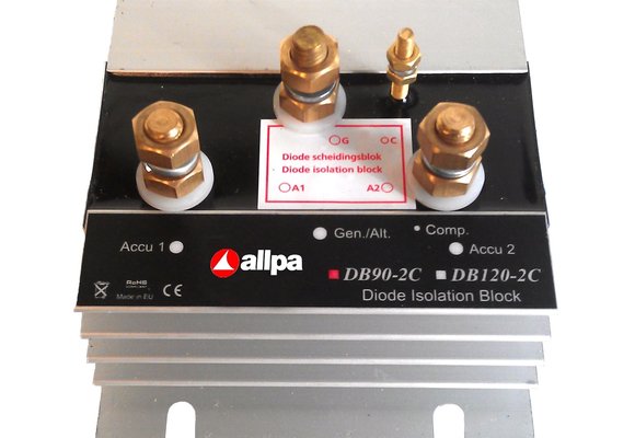 Allpa Diode blok 2-uitgangen