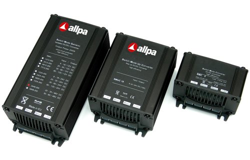 Allpa DC/DC Omvormer model SMC-60  20-35V --> 13 8V  60A  828W  176x88x98mm  ongeïsoleerd