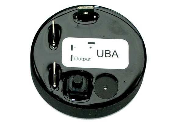 Allpa Battery watch monitor model UBA  3 hoofdprogramma's met buzzer & alarmcontact  Ø45mm