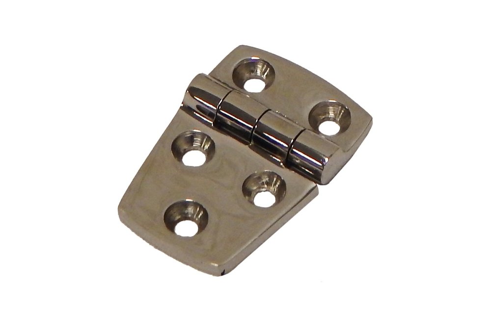 Allpa RVS gegoten scharnier 76x38mm H=5mm scharnierpen Ø9mm