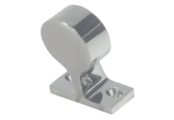 Allpa RVS Railingeindstuk 120°  Ø22 25mm  H=49mm