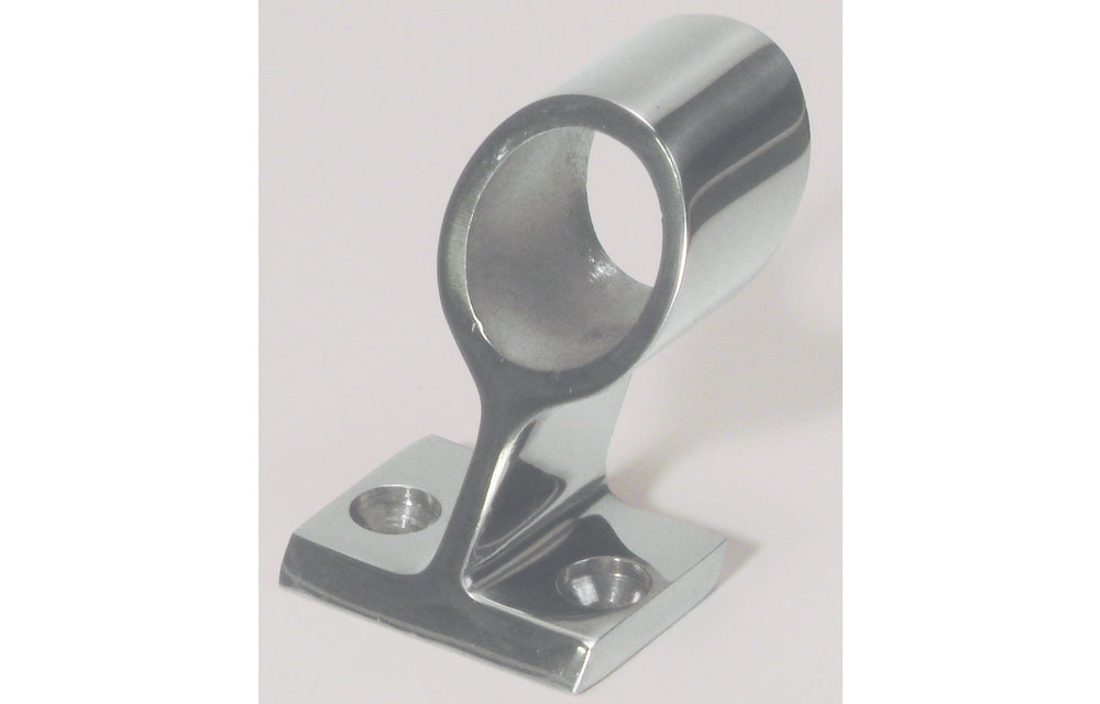 Allpa RVS Railingeindstuk 120° Ø22 25mm H=49mm