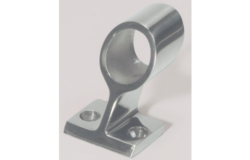 Allpa RVS Railingeindstuk 120°  Ø22 25mm  H=49mm