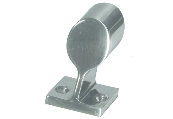 Allpa RVS Railinghouder 60°  Ø22 25mm  H=49mm