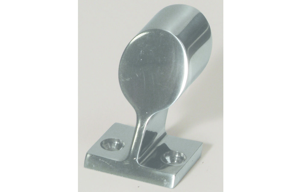 Allpa RVS Railinghouder 60° Ø22 25mm H=49mm
