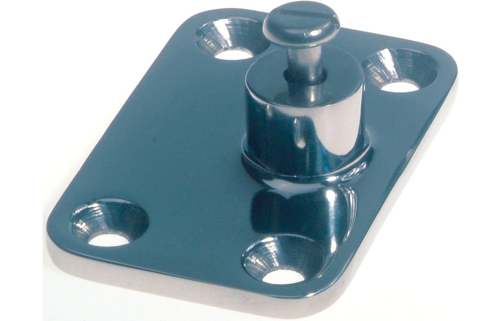 Allpa RVS Railingeindstuk 60° Ø22 25mm H=37mm