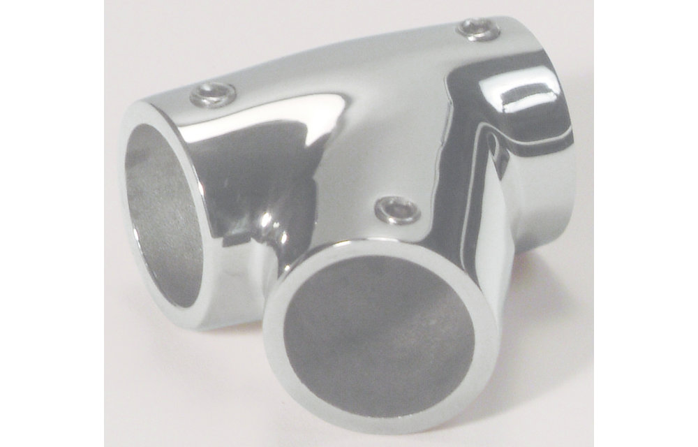 Allpa RVS T-stuk universeel 90°