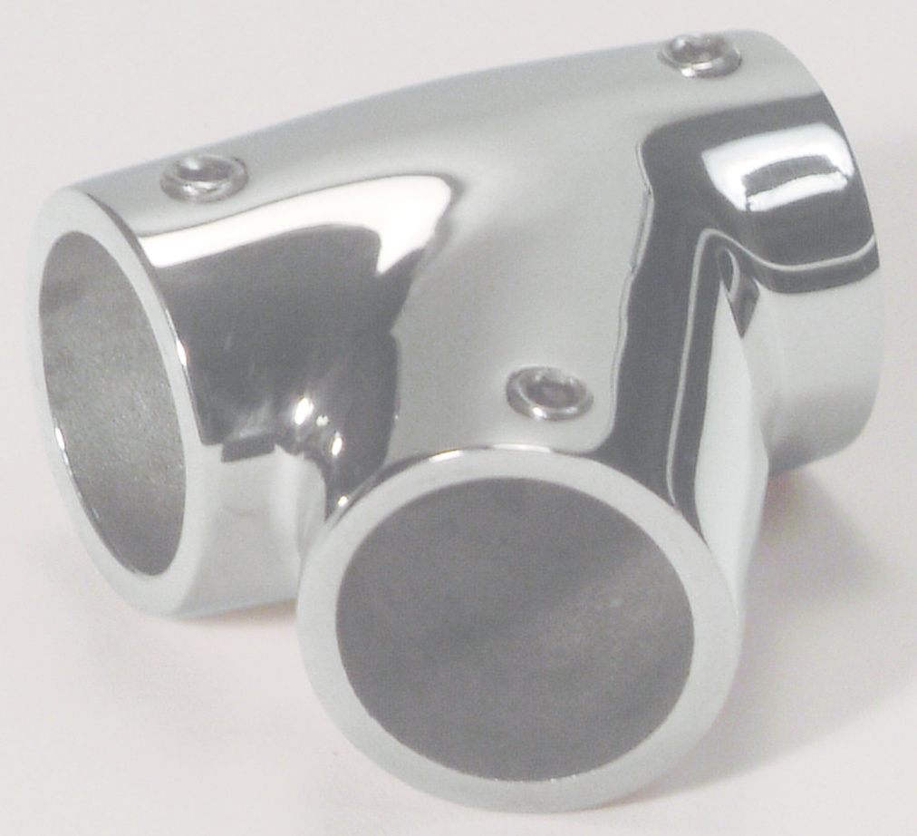 Allpa RVS T-stuk universeel 90°