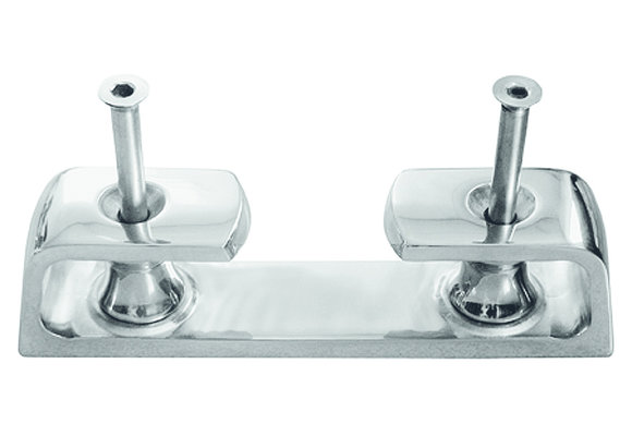 Allpa RVS Verhaalklamp met geleiderollen  afm. 45x260x57mm  Lijn Ø24-30mm