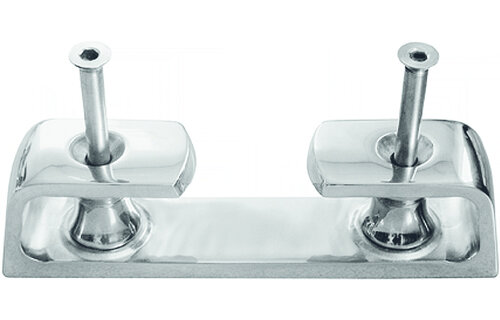 Allpa RVS Verhaalklamp met geleiderollen  afm. 45x260x57mm  Lijn Ø24-30mm