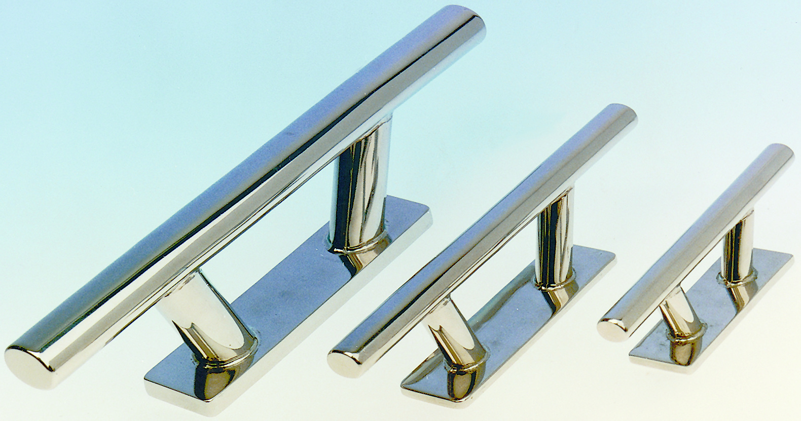 Allpa RVS Klamp boutmontage 170x38x80mm stok 320mm (hartmaat: 105mm)