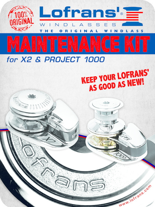 Lofrans - Servicekit ankerlier model X3 + Project 1500