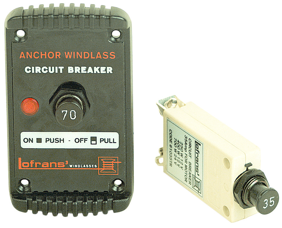 Lofrans windlasses Thermomagnetische zekering  100A