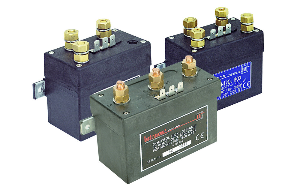 Lofrans Relaisbox 24V/150A  500-1700W  3-polig  waterdicht