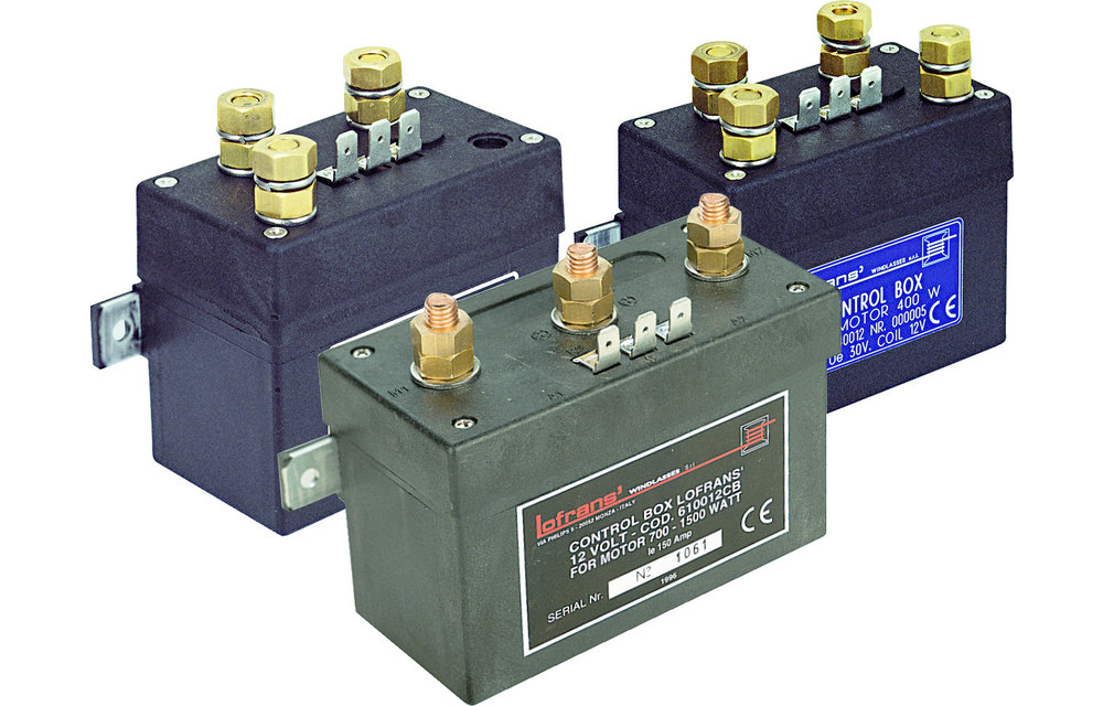 Lofrans Relaisbox 24V/150A  500-1700W  3-polig  waterdicht