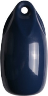 Allpa Fender druppelmodel Dumpy donkerblauw Ø180mm L=360mm (maat 2) opblaasbaar + kogelventiel