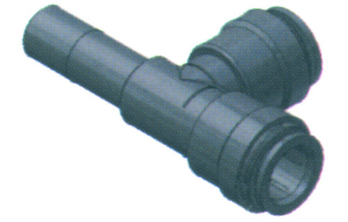 SeaTech Quick-connect T-stuk insteekbaar  Ø15mm x Ø15mm x Ø15mm (pijp)