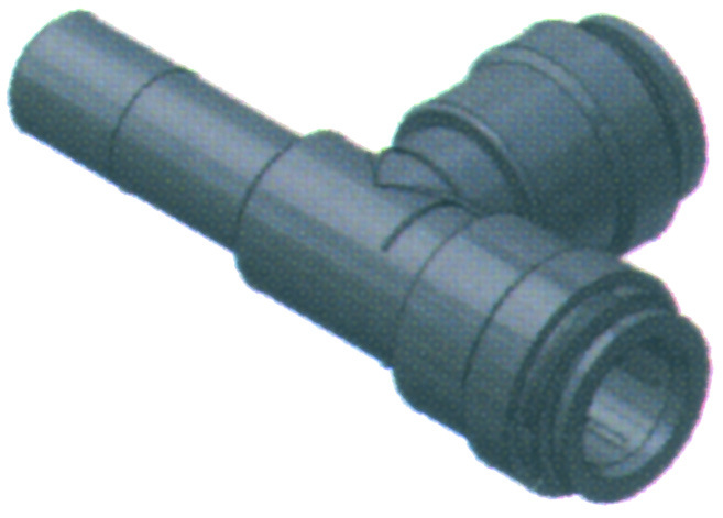 SeaTech Quick-connect T-stuk insteekbaar  Ø15mm x Ø15mm x Ø15mm (pijp)
