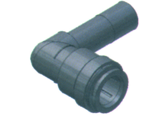 SeaTech Quick-connect knie-stuk insteekbaar  Ø15mm x Ø15mm (pijp)