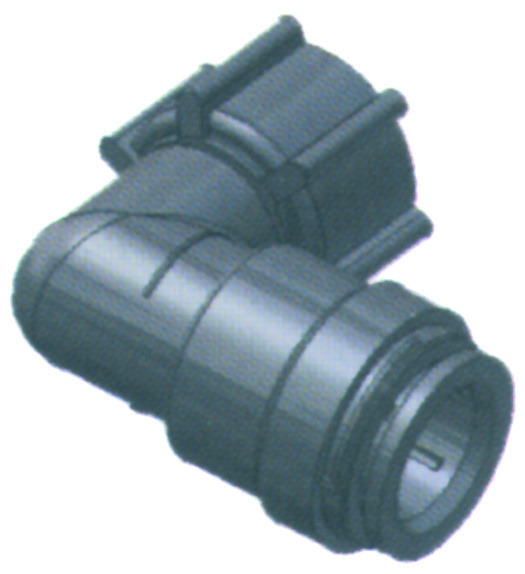 SeaTech Quick-connect knie-stuk  Ø15mm x 1/2 NPS  binnendraad wartel