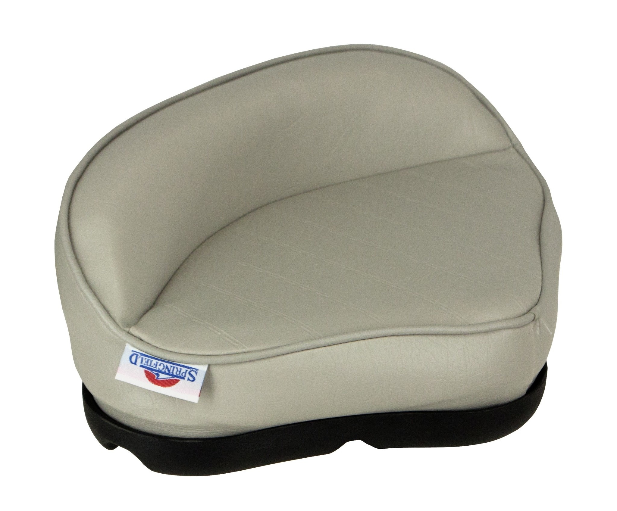 Allpa Plug-in Pro stand-up zitting van grijs kunstleer met plastic basis