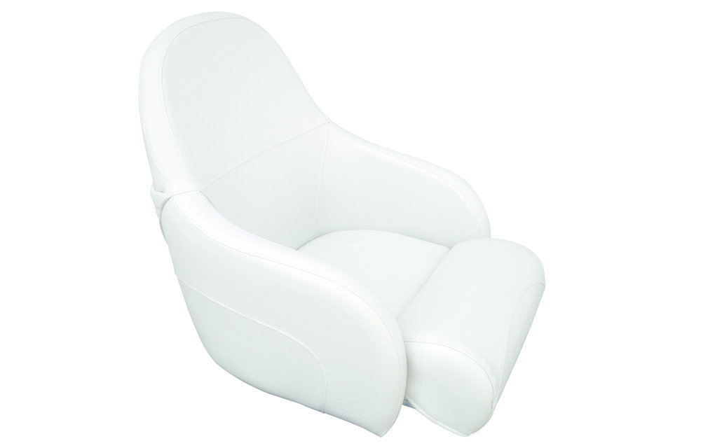 Allpa Stuurstoel model Naxus Flip Up wit (slide plate nodig)