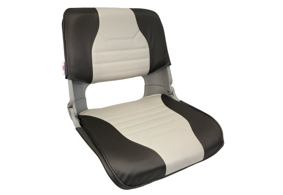 Allpa Klapstoel Skipper deluxe  grijs met bijpassende grijs/antraciete kussenset