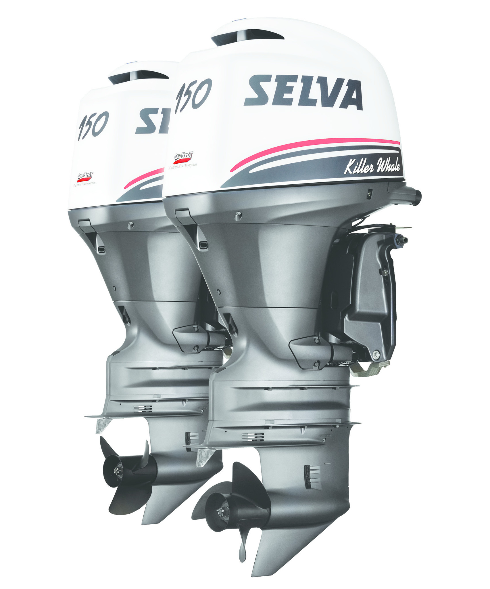 Selva Buitenboordmotoren 2x Killer Whale 150EFI-16V  E.ST.XL.PT.  2x 150pk
