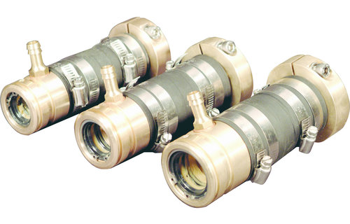 Allpa Bronzen  zwevend binnenlager met dubbele keerring  voor schroefas Ø25mm & koker Ø40mm