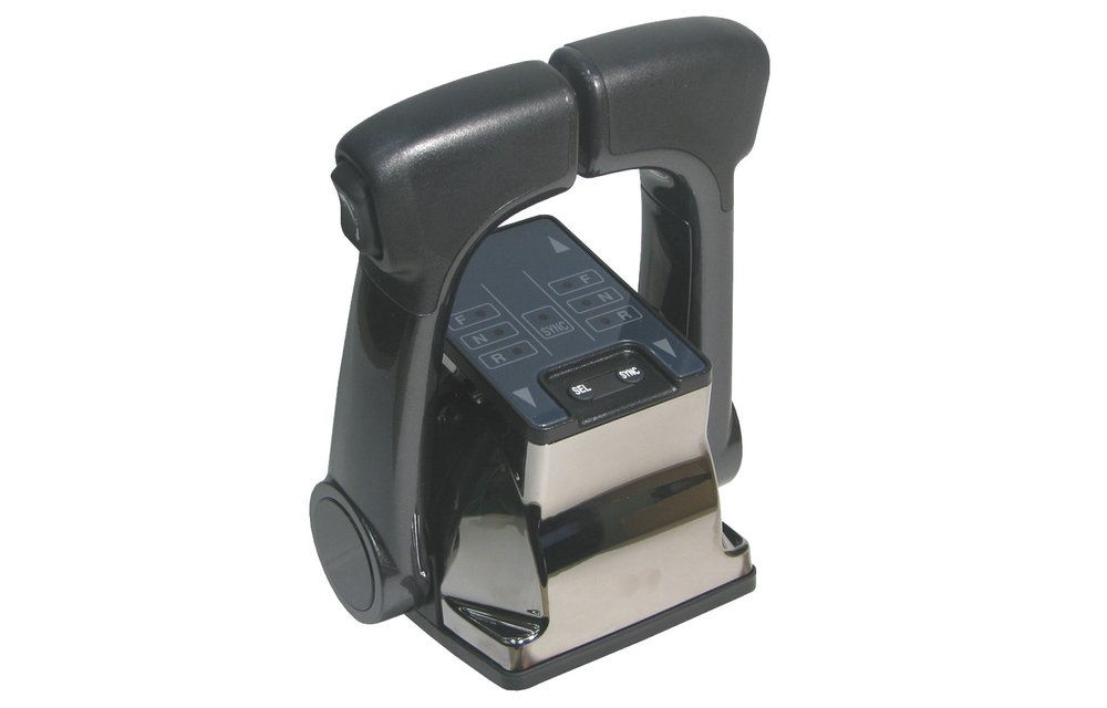 NHK MEC KE-4+ Eénhandel TWIN Motorbediening  inboard stijl (SST)  chrome (NM1053-00)